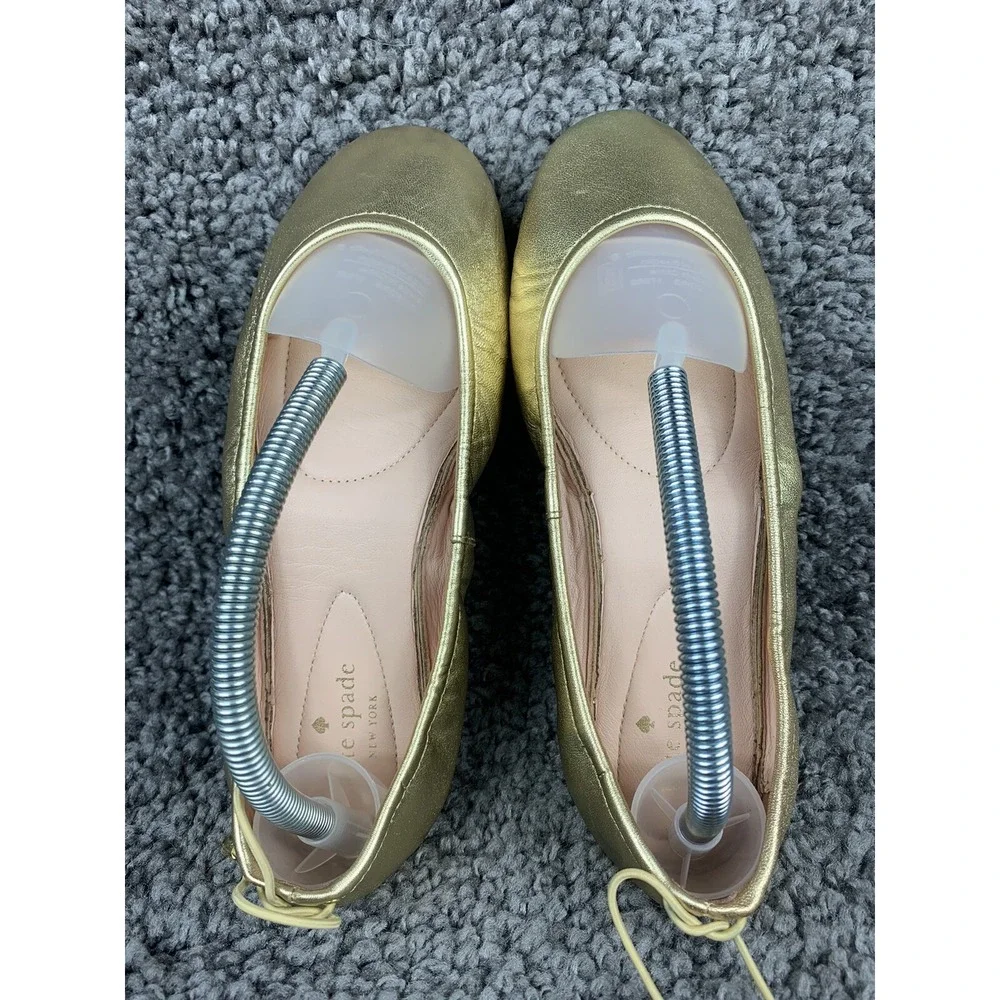 KATE SPADE Foldable Ballet Flats Leather size 6